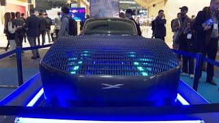 Une voiture volante fait sensation au salon mondial du mobile de Barcelone [upl. by Llevart586]