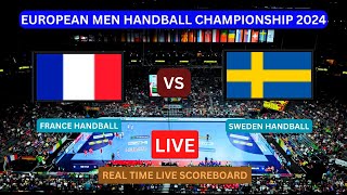 France Vs Sweden LIVE Score UPDATE Today European Mens Handball Championship Semi Final Jan 26 2024 [upl. by Azrim928]