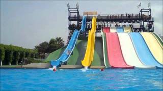 Alcudia Waterpark  FOAM Race amp Kamikaze [upl. by Rafaelle725]