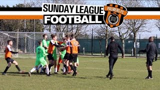 Sunday League Football  SEMI FINAL BUST UP [upl. by Monsour]