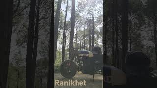 ranikhet pahadicultue travel mountains camping nature hunter350 royalenfield exploration [upl. by Berga758]