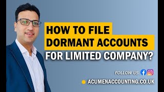 How to file Dormant Accounts for Limited Company [upl. by Aynnat273]