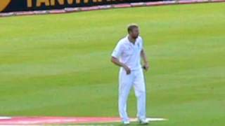 Andrew Flintoff Bowling against Australia in 3rd Ashes Test at Edgbaston 2009 [upl. by Clea]