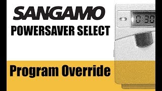 Sangamo Powersaver Select PSS  Program Override off [upl. by Kalikow899]