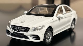 Mercedes Benz C260L 2021 white version diecast model car scale 132 mercedesbenz automobile cars [upl. by Feingold]