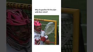 One of the best pregame rituals in lacrosse 🤌👂 asmr sports lacrosse lax goalie ritual [upl. by Erv]