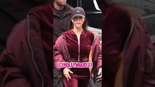 Kourtney Kardashian Supports Kanye West By Rocking His Pablo Merch While Out With The Kids In LA [upl. by Eustatius]