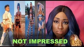 ROASTING COACHELLA 2019 OUTFITS NO SHADE JUST KEEPING IT REAL LALA MILAN [upl. by Hutson520]