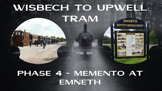 Tramway Memento Emneth  Wisbech to Upwell Tram Unveiling  Interview tram train [upl. by Hpeosj904]