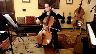 Canon in D Pachelbel for Solo Cello Processional [upl. by Ahsitauq]