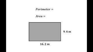 Perimeter and Area of a Rectangle with Decimals [upl. by Nywg]