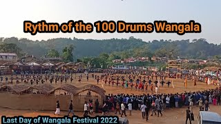 Rythm of the 100 Drums Wangala  Wangala Festival 2022 [upl. by Sdlonyer718]