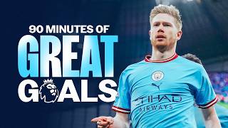 90 MINUTES of great Man City goals in Premier League  19922024 on shuffle [upl. by Maryrose]