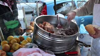 Pani Ca Meusa  Palermo Street Food  The Smell Of Sweet Guts Aroma en Ipani [upl. by Gnos580]