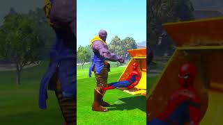 Captain America Save Burger spiderman captainamerica marvel gta [upl. by Drofub922]