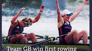 Team GB  Won their first rowing gold medal of Olympics in the women’s quadruple sculls [upl. by Det]