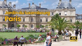 Jardin du Luxembourg 4K Local Walk Paris France 🇫🇷 [upl. by Armstrong]