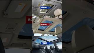 Sunroof vs moonroof vs panoramic sunroof [upl. by Kcirdnekel]