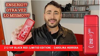 212 VIP Black Red Edition by Carolina Herrera  Review en Español [upl. by Taro371]