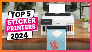 Best Printer for Stickers 2024 For Vinyl Stickers amp Sticker Business [upl. by Shornick893]