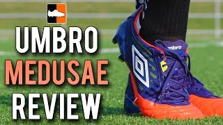 Umbro Medusae Pro Review  Lightweight Leather Football Boots [upl. by Adnilec603]