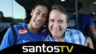 Carlos Villagrán o Quico visita CT Rei Pelé [upl. by Gianni]