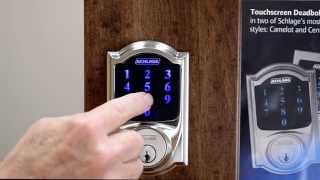 Factory Reset Procedure  Schlage Connect and Schlage Sense Deadbolt [upl. by Eisned778]