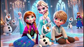 quotElsa and Anna with Olaf’s Frosty Family Song  Magical Winter Music for Kidsquot [upl. by Mccully]