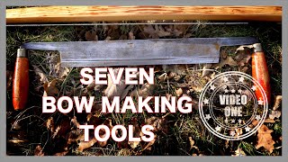 Seven Bow Making Tools How to Make your First Bow Part One [upl. by Roinuj]