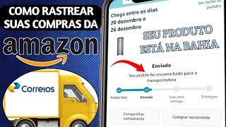 COMO RASTREAR PEDIDO DA AMAZON COMO RASTREAR MINHAS COMPRAS NA AMAZON [upl. by Aieka687]