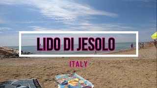 Lido di jesolo Beach Walk Italy 4k [upl. by Lerrad]