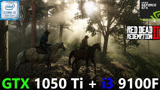 Red Dead Redemption 2 GTX 1050 Ti  i3 9100F 1080p 900p 720p [upl. by Borman]