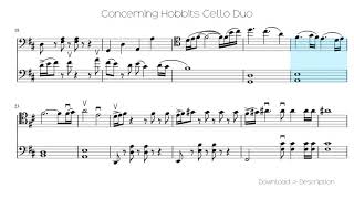 🎶 Concerning Hobbits Cello Duo 🎸🎸 [upl. by Alfy]