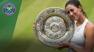 Garbiñe Muguruza wins Wimbledon  Virtual Reality Highlights [upl. by Elinad746]