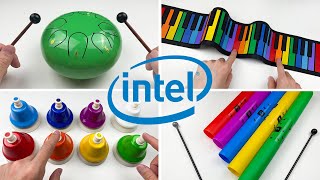 Intel commercial jingle on cool different instruments [upl. by Yellah]