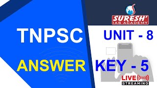 TNPSC  Free online Test  5  Answer Key  Jebaraj  Suresh IAS Academy [upl. by Ruphina]