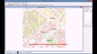 012 Adding an image with georeferencial information [upl. by Subir]