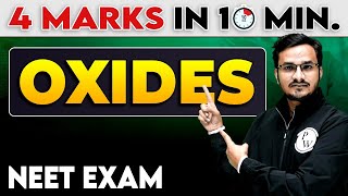 Periodic Table  Oxides  4 Marks in 10 Minutes For NEET Exam [upl. by Izabel918]