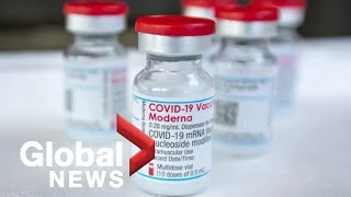 COVID19 Canadas Moderna vaccines risk expiring due to hesitancy and preferences [upl. by Leler651]