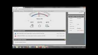 Danfoss OnLine  Control your heat pump remotely  Demo [upl. by Tnilf]