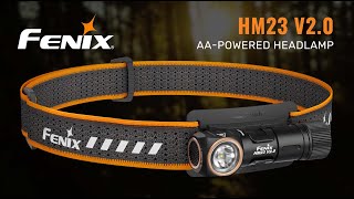 Fenix HM23 V20 AAPowered Headlamp [upl. by Tra942]