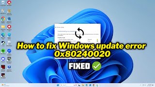 How to fix Windows update error 0x80240020 fixed [upl. by Fransis]