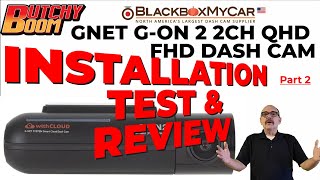 Best Dash Cam 2021  TESTING GNET GON 2 QHD Dash Cam  Part 2 [upl. by Ecitsuj143]