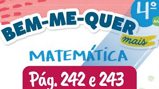 Bemmequer Mais  Matemática  4ºano págs 242 e 243 Números Decimais nas Medidas de comprimento [upl. by Amadis]