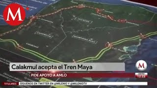 Calakmul acepta el Tren Maya [upl. by Narhem]