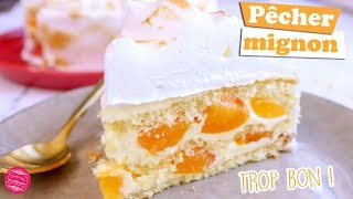 🍑 Le GATEAU PECHER MIGNON traditionnel 🍑 [upl. by Thormora342]