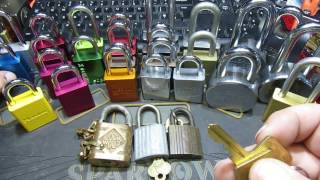 182 My Padlock Collection Part 2 [upl. by Cowden816]