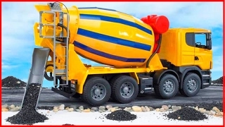 Cement Mixer Truck  Kids Cartoon  Construction Vehicle for children  Learn Transport Pa [upl. by Yznil617]