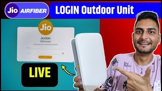 LIVE  Jio Airfiber Odu Login Details [upl. by Pontias]