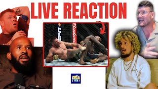 Live Reaction  Du Plessis VS Adesanya UFC 305 [upl. by Nalra]